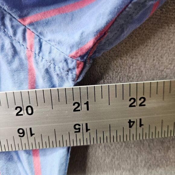 Bonobos Shirt Mens Medium Blue Pink Striped Long Sleeve Slim Fit Button Up - Picture 6 of 8